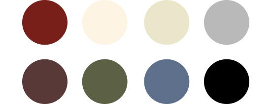 Beschikbare kleuren voor dubbele deuren