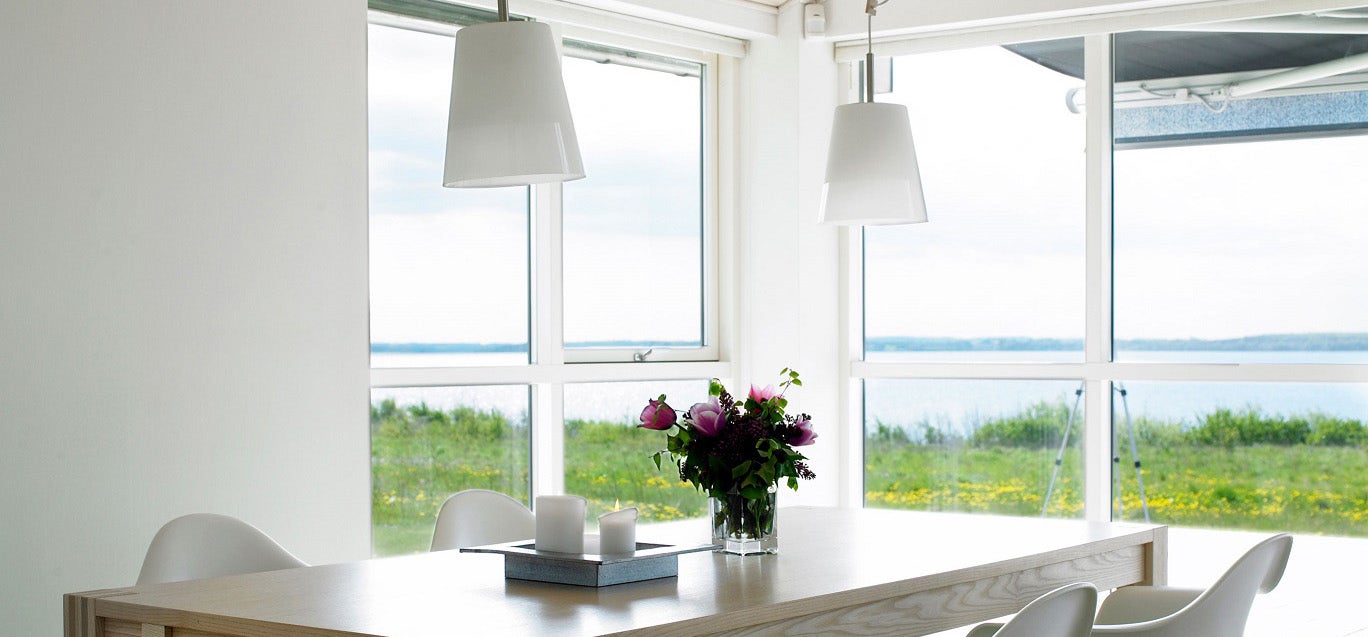 Sfeerimpressie ramen hout aluminium