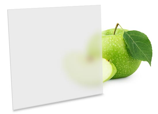 Voorbeeld mat glas